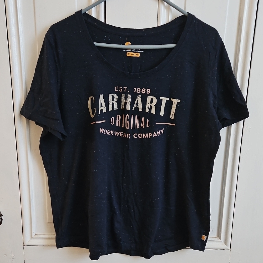 Carhartt Navy Graphic Tee
